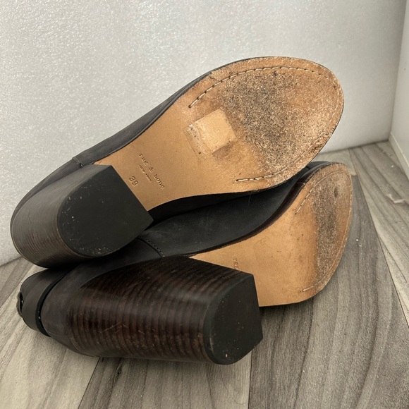 Rag and Bone Harrow suede ankle boots size 39 Dark Gray - Picture 11 of 11